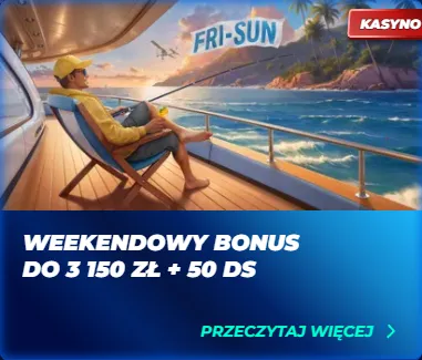 Karta promocji bassbet casino pl: weekendowy bonus do 3 150 zł + 50 DS